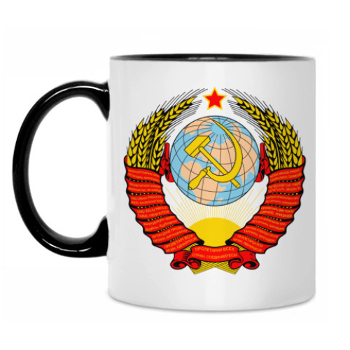 Кружка с принтом СССР