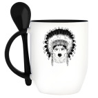 Кружка с ложкой