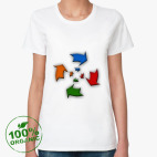 Женская футболка органик