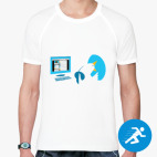 Мужская спортивная футболка