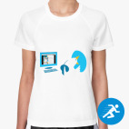 Женская спортивная футболка