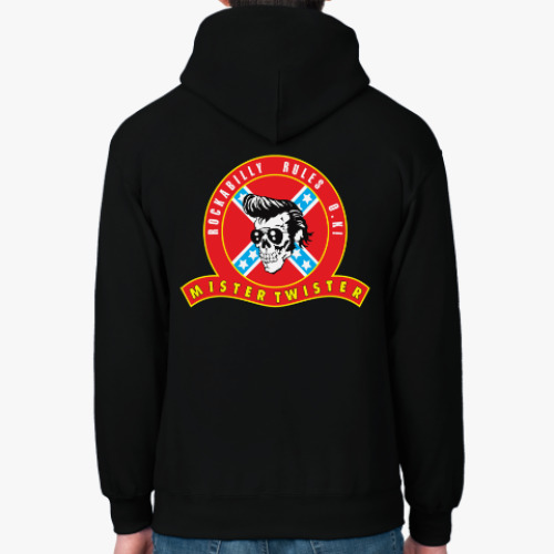 Толстовка худи с принтом Мистер Твистер
