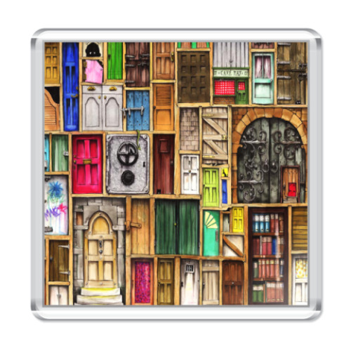 Магнит с принтом  'Doors'