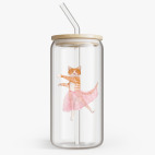 Банка с бамбуковой крышкой