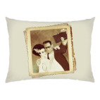 Подушка 47x35 см Монстр Франкенштейна и невеста