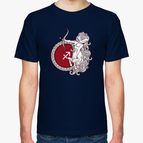 Футболка с принтом Символ Стрелец Знак Зодиака
