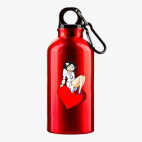 Металлическая бутылка 400 мл UV-DTF