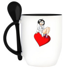 Кружка с ложкой