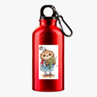 Металлическая бутылка 400 мл UV-DTF