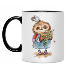 Кружка двухцветная