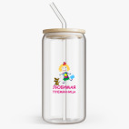 Банка с бамбуковой крышкой