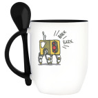 Кружка с ложкой