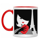 Француженка, фэшн иллюстрация