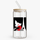 Банка с бамбуковой крышкой