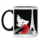 Кружка двухцветная