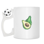 Кружка с футбольным мячиком