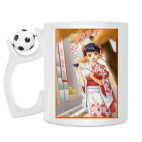 Кружка с футбольным мячиком