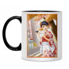 Кружка двухцветная