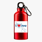 Металлическая бутылка 400 мл UV-DTF