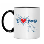 Кружка двухцветная