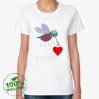 Женская футболка органик