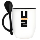 Кружка с ложкой