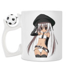 Кружка с футбольным мячиком