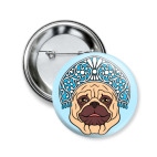 Мопс Снегурочка