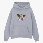 Толстовка худи оверсайз