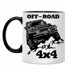 Двухцветная кружка Внедорожник 4x4