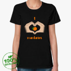 Женская футболка органик