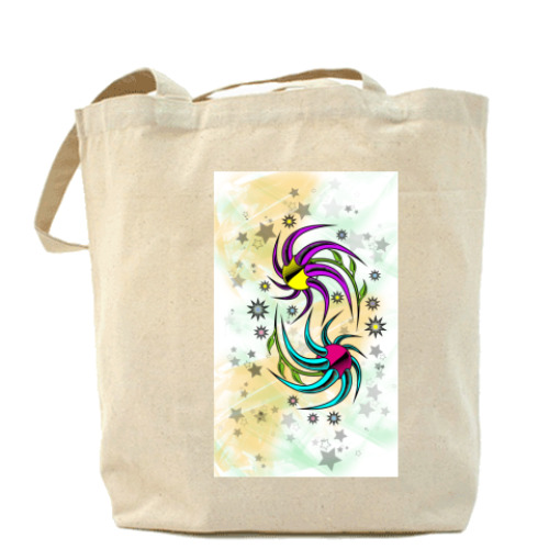 Сумка шоппер Холщовая сумка "Цветики"