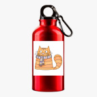 Металлическая бутылка 400 мл UV-DTF