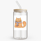 Банка с бамбуковой крышкой