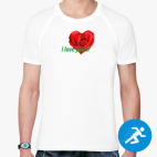 Мужская спортивная футболка