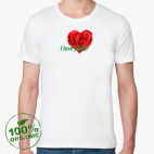 Мужская футболка органик