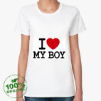 Женская футболка органик