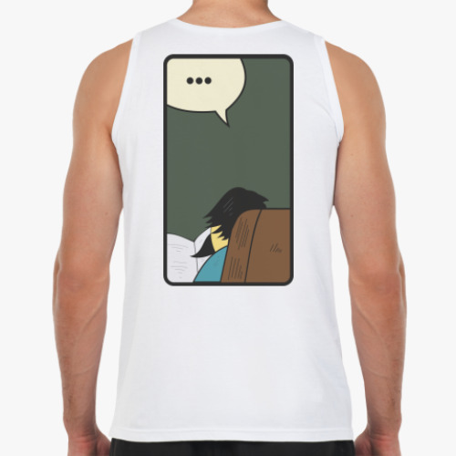 Майка с принтом Папочка