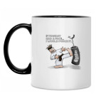 Кружка двухцветная