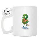 Кружка с футбольным мячиком