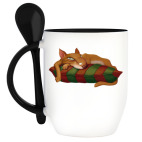 Кружка с ложкой