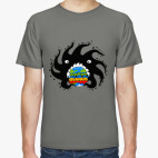 Black hole eating a globurger