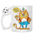 Кружка с футбольным мячиком
