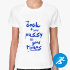 Женская спортивная футболка