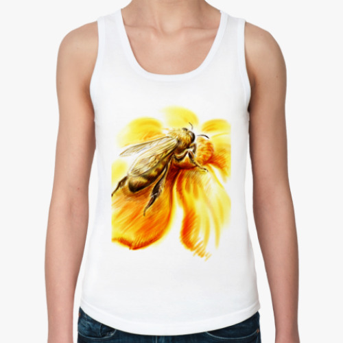 Женская майка с принтом 'Пчёлка'