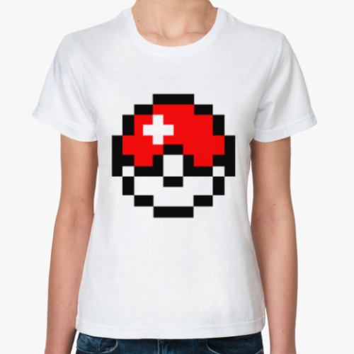 Классическая футболка PixelArt покебол