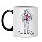 Кружка двухцветная