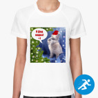 Женская спортивная футболка