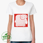 Женская футболка органик