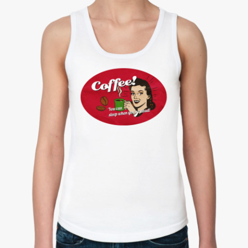 Женская майка Coffee